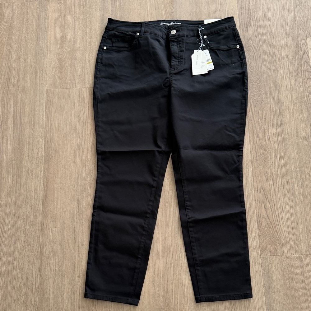 Tommy Bahama Black Straight-Leg Women’s Jeans